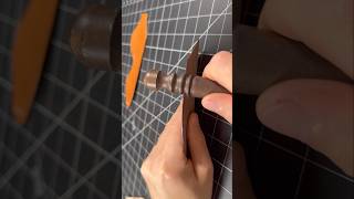 Edge burnishing leatherasmr leather leathertok leathercraft tokonole leathertools edgefinish [upl. by Bonnette]