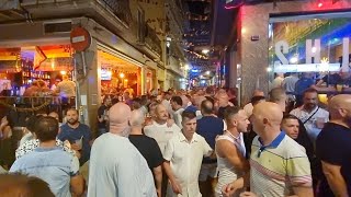 Benidorm Pride Bars Atmosphere Friday September 6 2024 4K [upl. by Badr]