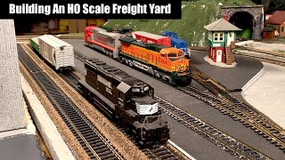 Building an HO Freight Yard on my Model Railroad [upl. by Eeb662]