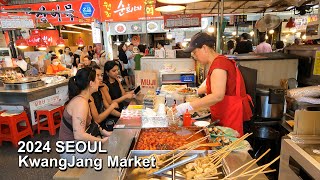 Seoul KOREA4K 2024 Seoul KwangJang Market2024914 [upl. by Gilleod]