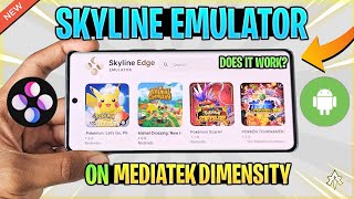 Skyline Emulator Android On Mediatek Processor Emulation Test Dimensity 8200 [upl. by Strickman]