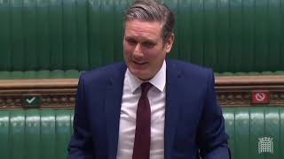 Keir Starmers first PMQs as Leader of the Opposition 22 April 2020 [upl. by Raleigh]