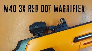 M40 3X Red Dot Magnifier  Review [upl. by Evadne]