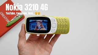 Nokia 3210 4G Unboxing YouTube Facebook and Web Browsing on a Brick Phone 😲😲  UNBOX LKCN [upl. by Brindle879]