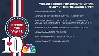 10Listens How does voting absentee work [upl. by Anahcar400]