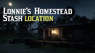 Red Dead Redemption 2  How to get Lonnie’s Shack secret stash [upl. by Kermy]