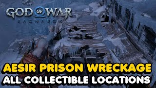 God Of War Ragnarok  Aesir Prison Wreckage All Collectibles Location Guide [upl. by Daria497]