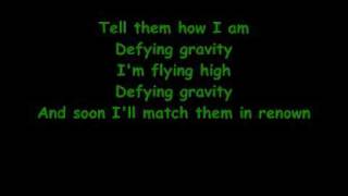 Defying Gravity Lyrics [upl. by Heidi452]