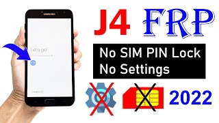 Samsung J4 GMAIL LOCK BYPASS New Method 2022 [upl. by Wilek]