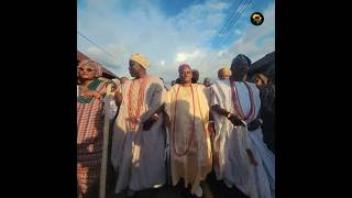 Oba Iwara walk the street during ojo oke mogun [upl. by Rebmyt]