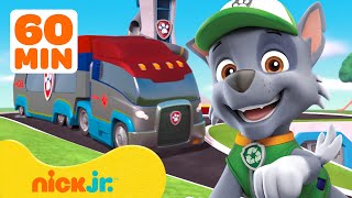 PAW Patrol Best Moments on the PAW Patroller 2 w Rocky 🚐 1 Hour  Nick Jr [upl. by Ardnaeel]