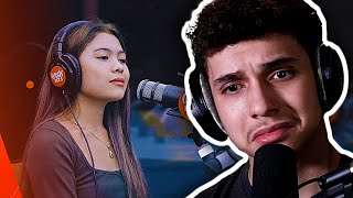 FIRST TIME  Rapper Reacts to Lyca Gairanod performs “Kabilang Buhay” LIVE on Wish 1075 Bus [upl. by Nodnab]