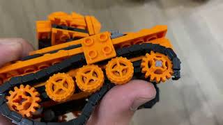 Assembled Lego tank model in hand [upl. by Yeniar788]