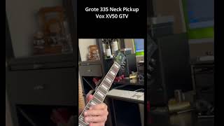 Grote 335 Sound Clip Diminished Blues short Blues [upl. by Longan271]