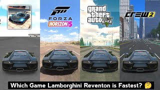 Lamborghini Reventon Top Speed in Extreme Car Driving Simulator GTA 5 Forza 5 Crew 2  Car Games [upl. by Andy976]