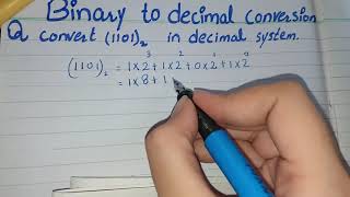 Binary to Decimal in Urdu Binary to Decimal Conversion in Urdu [upl. by Eidod554]