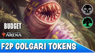 DRAIN N GAIN ZERO RARE STRIXHAVEN STANDARD DECK  Golgari Tokens  F2P  Budget MTG Arena [upl. by Abshier46]