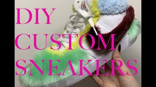 DIY Custom Sneakers  no painting [upl. by Rowen]