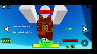 Roblox dunking simulator MAX REBIRTHS Showing all New Jersey’s and balls no codes [upl. by Rehpitsirhc]