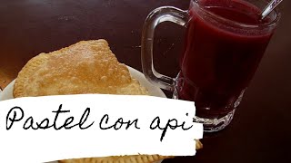 COMO HACER PASTEL PARA API🇧🇴 fácil y sencillo en 5 minutos😱 recetaboliviana [upl. by Hammerskjold64]