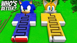 I found a SONIC TAILS vs SONIC MAZE in Minecraft  Whos BETTER SONIC MILES vs SONIC TAPES [upl. by Dacey]