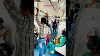 Riding the Metro in Bangalore Bengaluru India 🇮🇳 travel asia [upl. by Ecneps591]