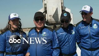 William Shatner and crew detail trip to space [upl. by Ahsimin]