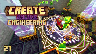 Create Arcane Engineering  Day 21  Unbreakable Items amp Nether Star Duplication [upl. by Ennirac159]