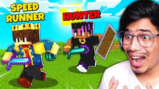 MINECRAFT SPEEDRUNNER VS HUNTER 😱Manhunt [upl. by Morven]