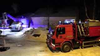 Brand i Lina grundskola i Södertälje [upl. by Eemak294]