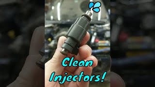 DIY Injector Cleaning In 60 Seconds How To Test And Clean Fuel Injectors At Home Shorts [upl. by Naitsirc]