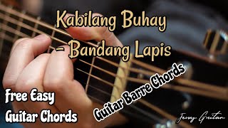 Kabilang Buhay  Bandang Lapis  Free Guitar Chords [upl. by Baiel283]