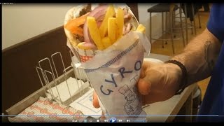 Making of gyros pita [upl. by Base764]