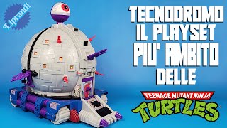 TECHNODROME TECNODROMO DELLE TEENAGE MUTANT NINJA TURTLES PLAYMATES 1990  BACK THEN [upl. by Hagen]