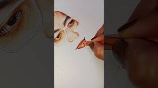 🧔 Portrait Painting part 1 portraitpainting reels shortvideo tanayasfaircreativity24 [upl. by Korella]