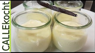 Echter Vanillepudding ohne Tüte viel besser selber machen Rezept [upl. by Arad90]