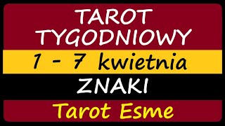 Tarot Tygodniowy🦋💫1  7042024💫ZNAKI🦋  tarot czytanie tarota horoskop TarotEsme [upl. by Ebbarta671]