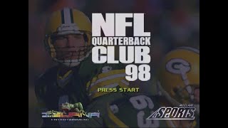 NFL Quarterback Club 98  Start Up  Nintendo 64  N64 [upl. by Nomael209]