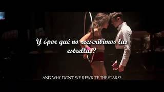 Rewrite The Stars  Zac Efron amp Zendaya Sub Español y Lyrics [upl. by Ahsaercal858]