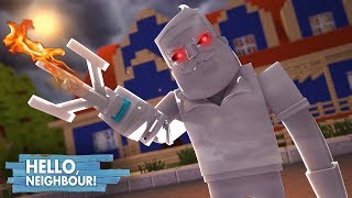 Minecraft HELLO NEIGHBOR  O VIZINHO ROBÔ [upl. by Eadnus195]