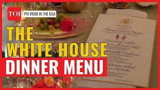 PM Modi in US Veg or NonVeg First Lady Jill Biden reveals the White House State Dinners Menu [upl. by Petrina]