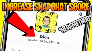 How to Increase Snapchat Score [upl. by Eessac]