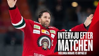 Joel Lundqvist efter hyllningen i Scandinavium [upl. by Teriann]