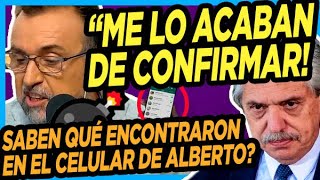 💣 ATENCIÓN AL BOMBAZO QUE ACABA DE RECIBIR NAVARRO AL AIRE quotSaben lo que había en el cel de Alberto [upl. by Assilem402]