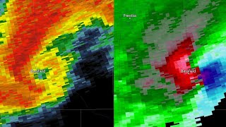 EF4 BassfieldSoso Mississippi 225 Mile Wide Tornado Full Radar in 4K April 12th 2020 [upl. by Ardnassela430]