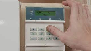 How to RESET Scantronic 9651 alarm after power cut [upl. by Henke]