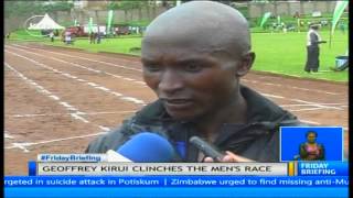 David Rudisha was the star attraction during the 5th Athletics Kenya track at Gusii stadium [upl. by Ennaillek464]