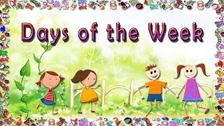 How many days in a week  weekdays  For Your Kids  Funny Kids [upl. by Llenram]