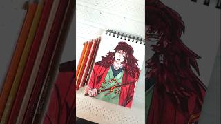 Drawing Yoriichi Tsugikuni  Demon Slayer kimetsu no yaiba shorts yoriichi demonslayer [upl. by Nylyak]