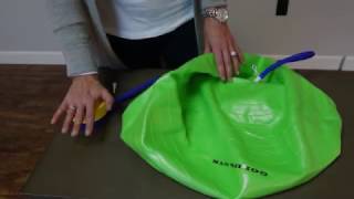 How to Inflate an Exercise Ball [upl. by Eenar]